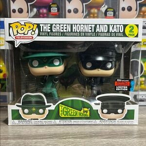 Funko Pop 3 Pack The Green Hornet and Kato Vinyl Figures